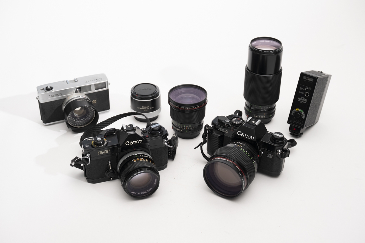 Canon Film Camera Set